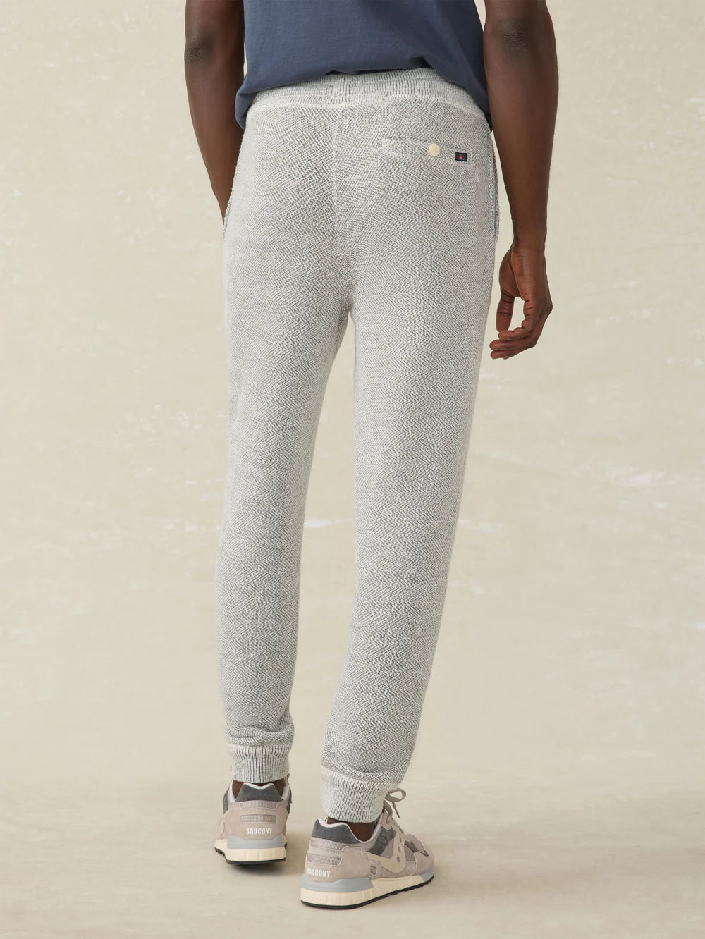Faherty Whitewater Sweatpant - Grey Shell Loop