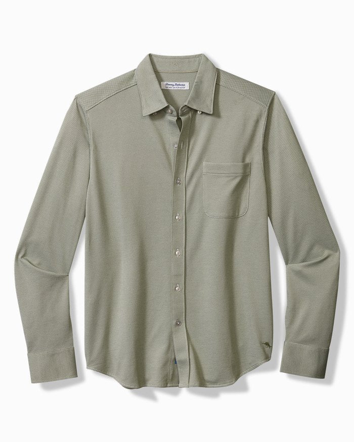 San Lucio Stretch Shirt - Dark Fern