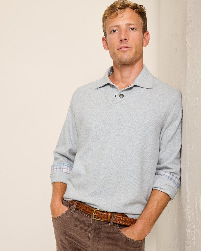 Las Arias Sweatshirt Polo - Grey
