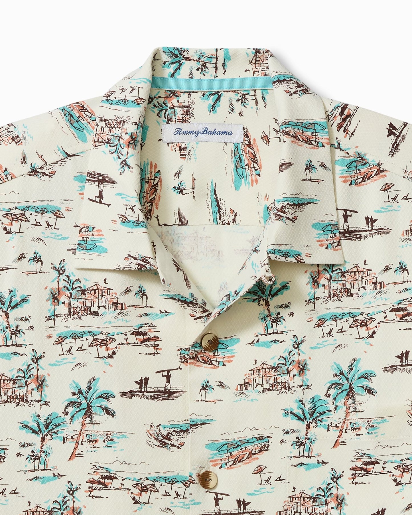 Casablanco Silk Camp Shirt - Cream