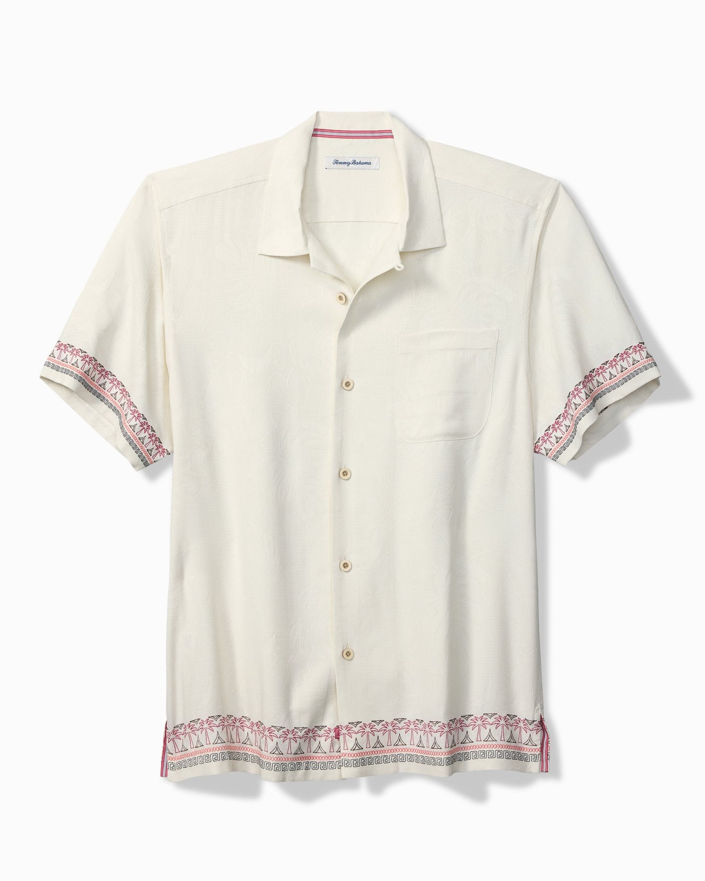 Greco Palms Silk Camp Shirt - Continental