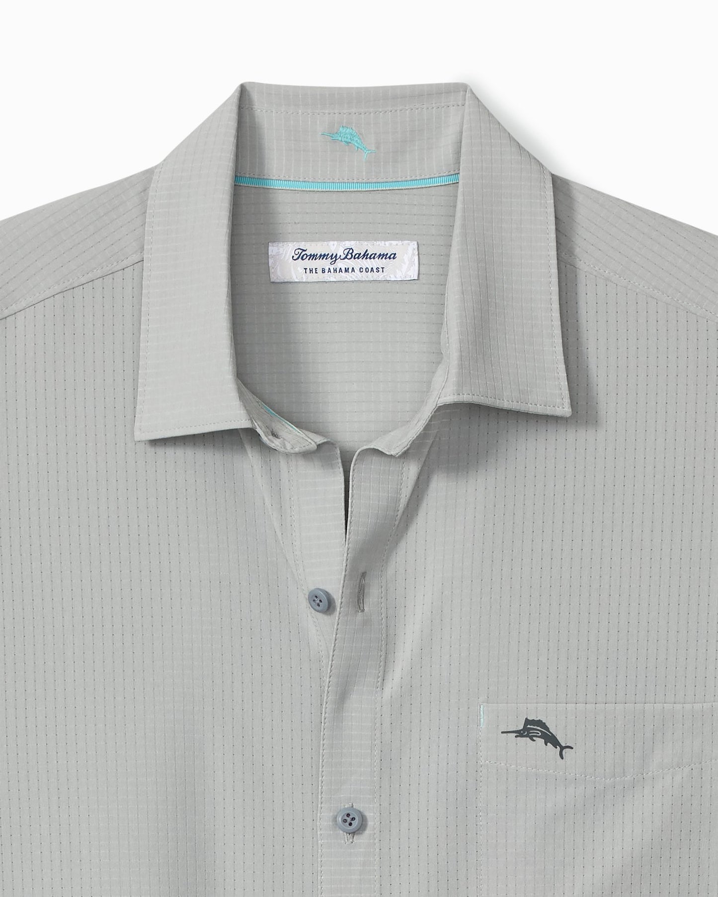Bahama Coast Venice Vines Shirt - Harbor Mist