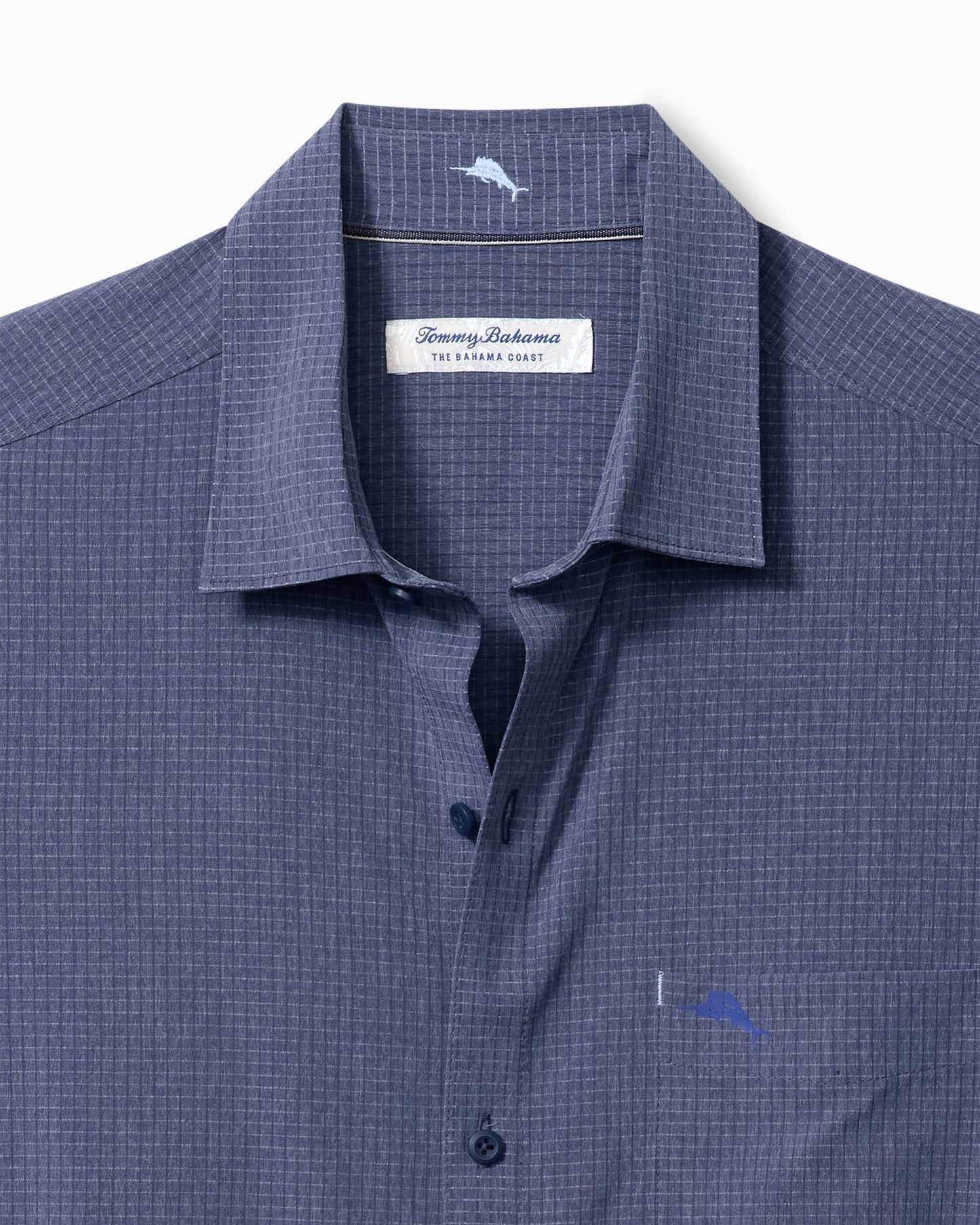 Bahama Coast Venice Vines Shirt - Dark Bluestone