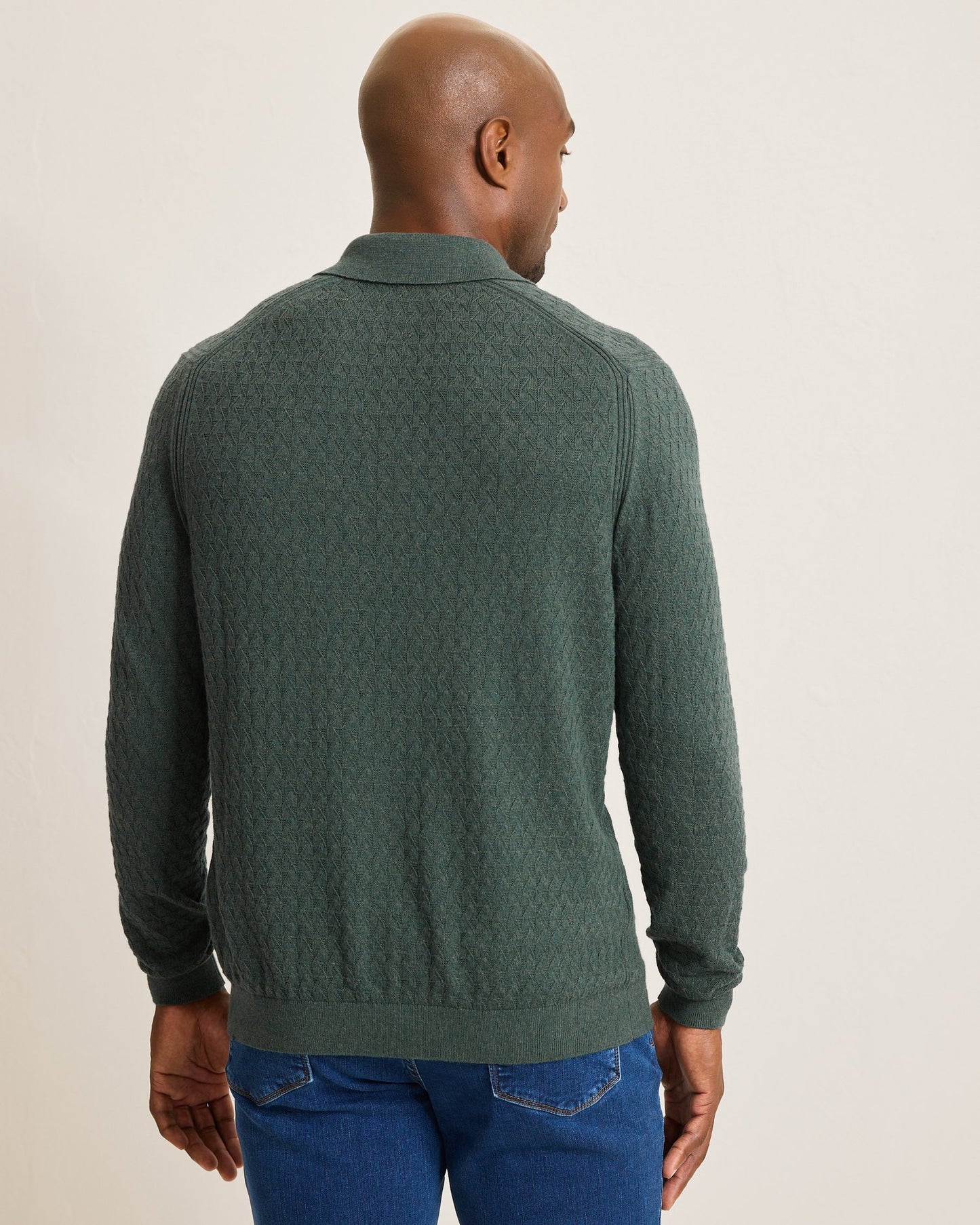 Capital Cable Sweater Polo - Juniper