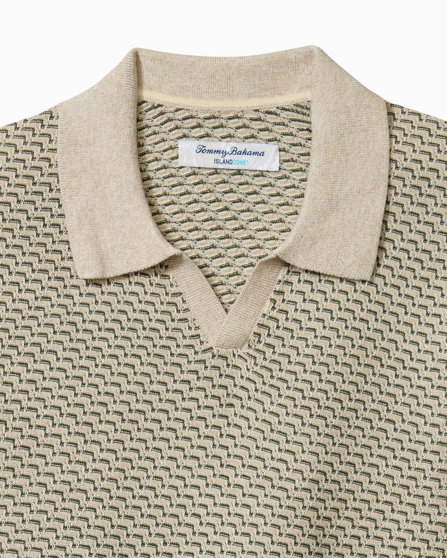 Coolside Johnny Collar IslandZone Sweater Polo - Palm Verde