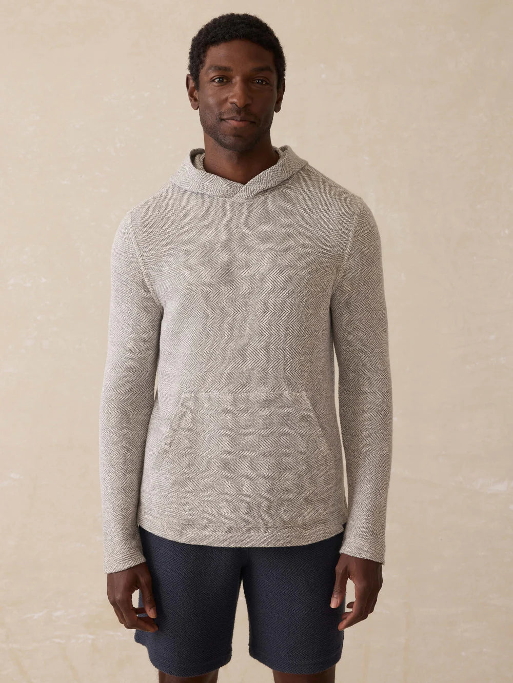 Faherty Whitewater Hoodie - Grey Shell Loop