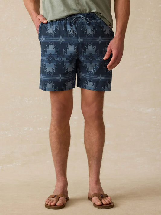 Doug Good Feather Shorelite Trunk - Night Navy Stars