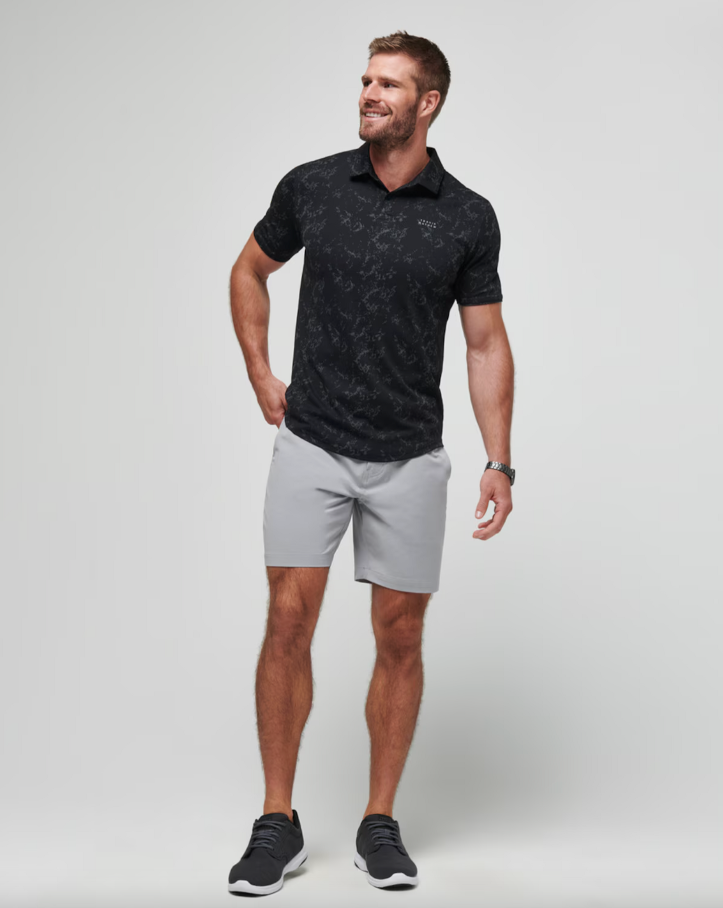 Tech Chino Short 8" - Grey
