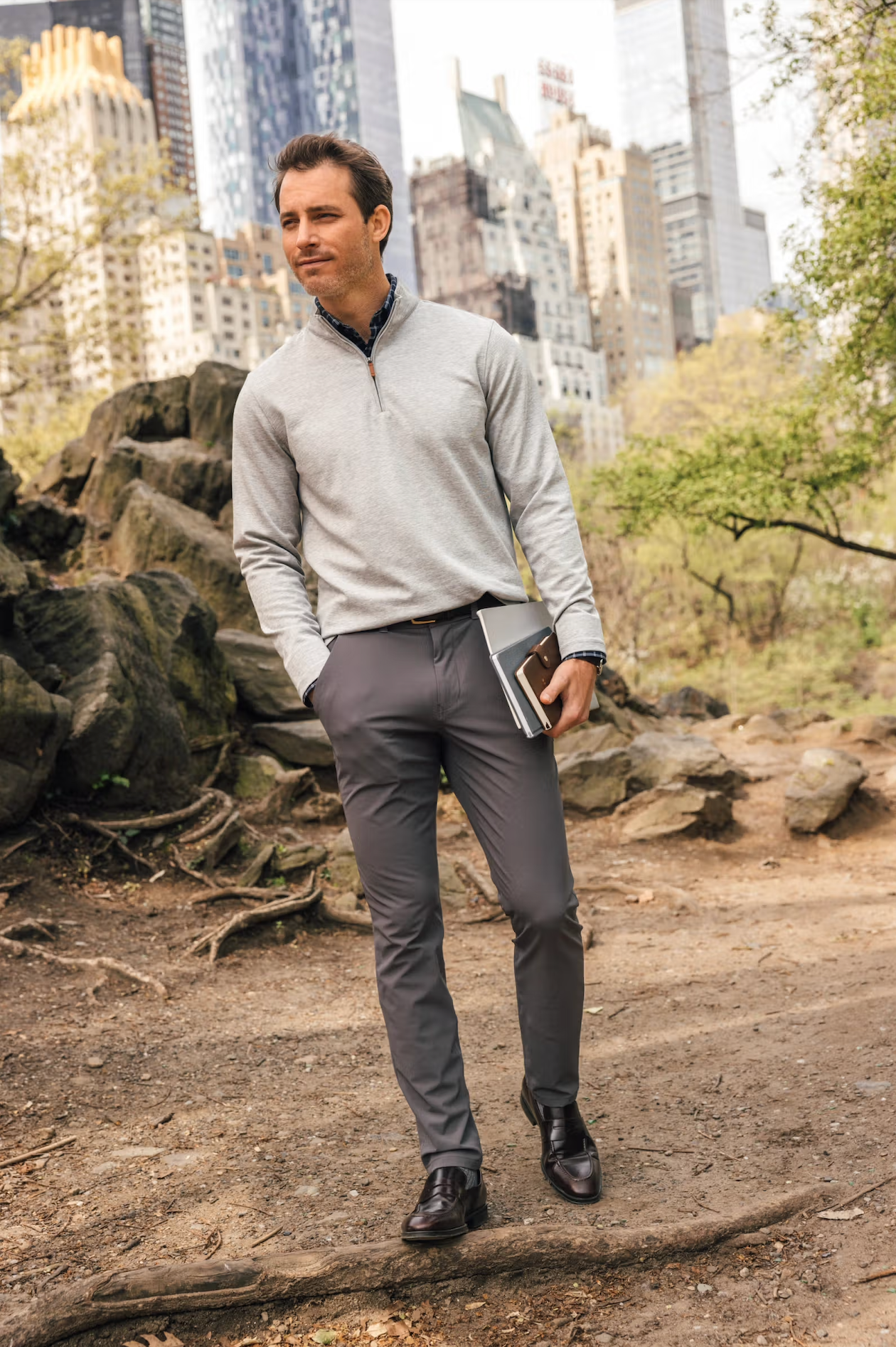 Helmsman Chino Pant - Charcoal