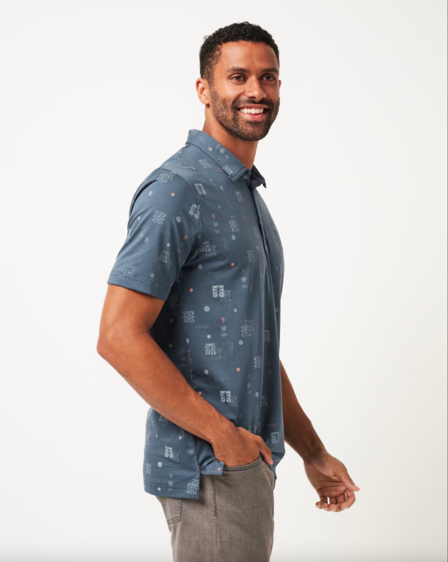 Quick Trip Polo - Vintage Indigo