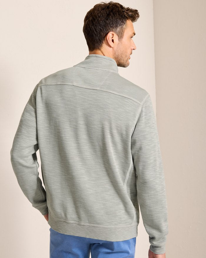 Tobago Bay Half Zip - Smoke Grey