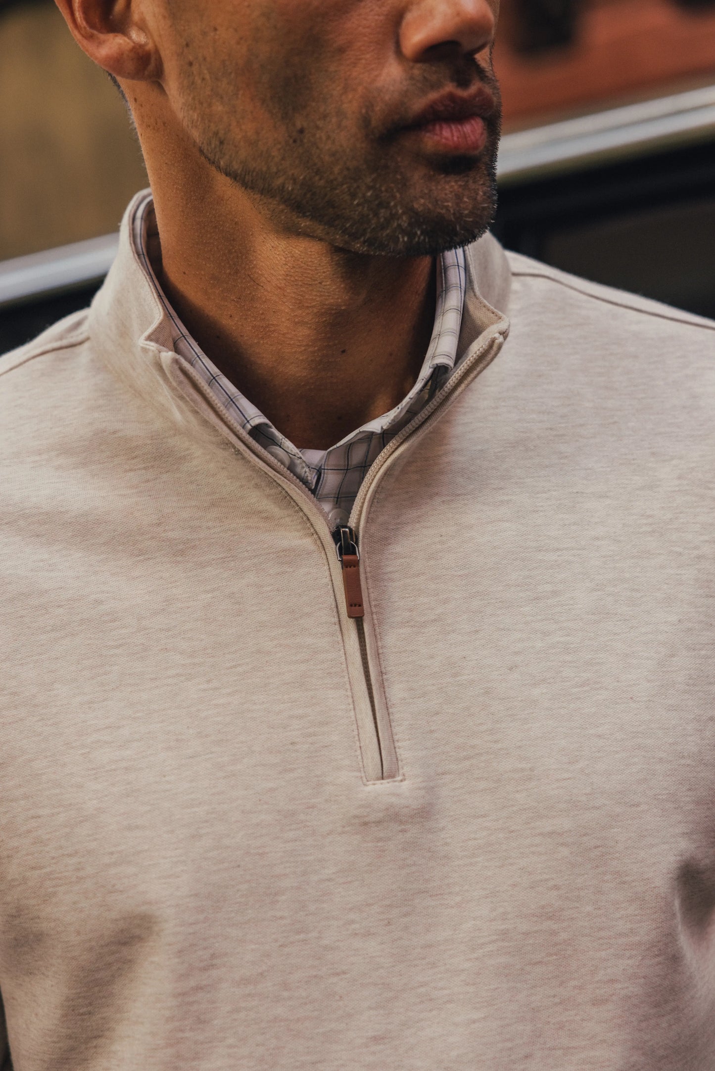 KPI Quarter Zip - Ivory