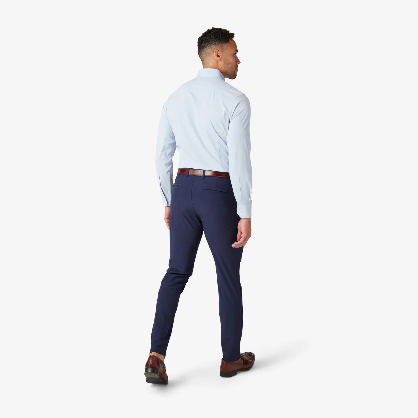 Monaco Dress Shirt - Sky Plaid