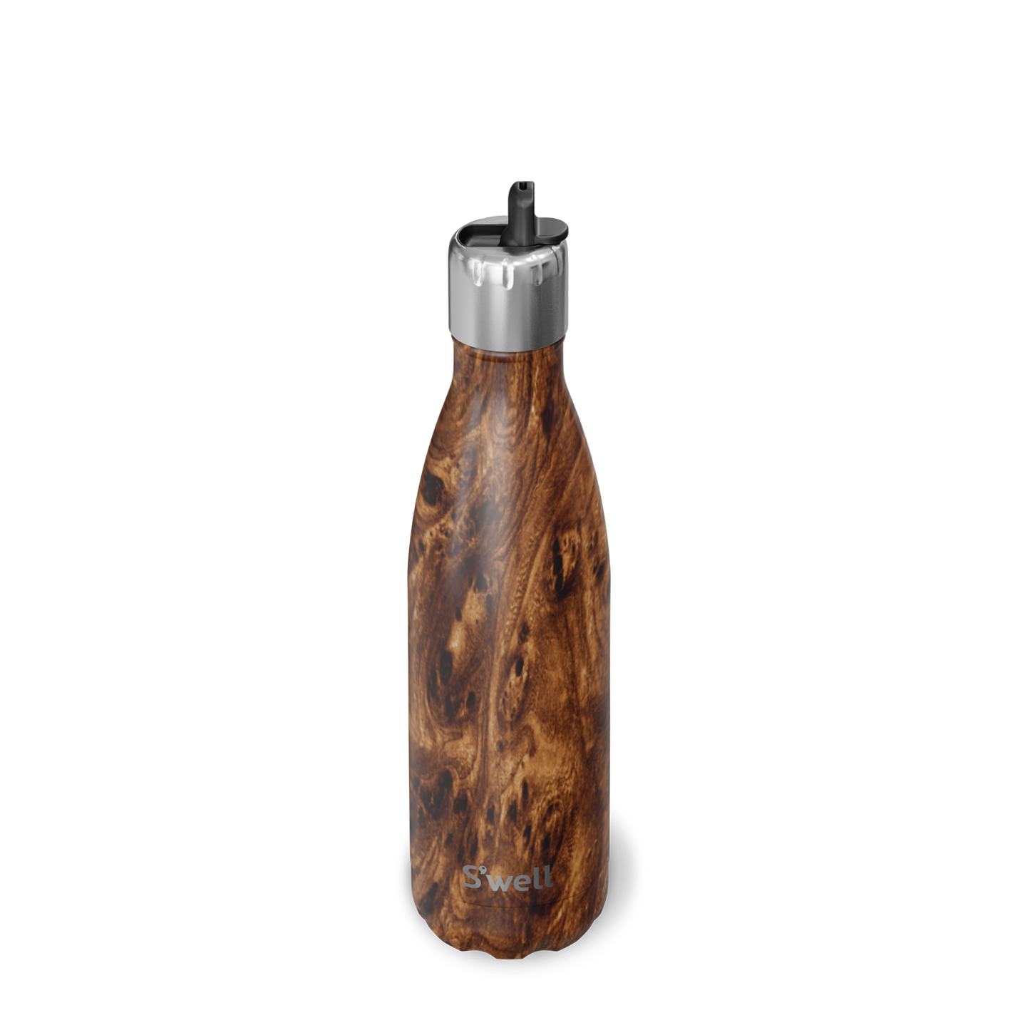 Original Bottle with Flip Straw Cap 17oz - Teakwood