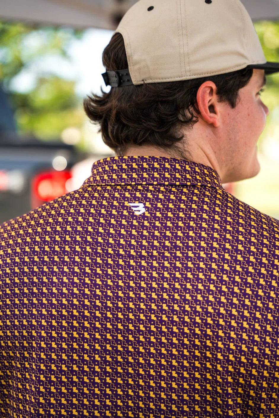 Louisiana Purple Performance Polo