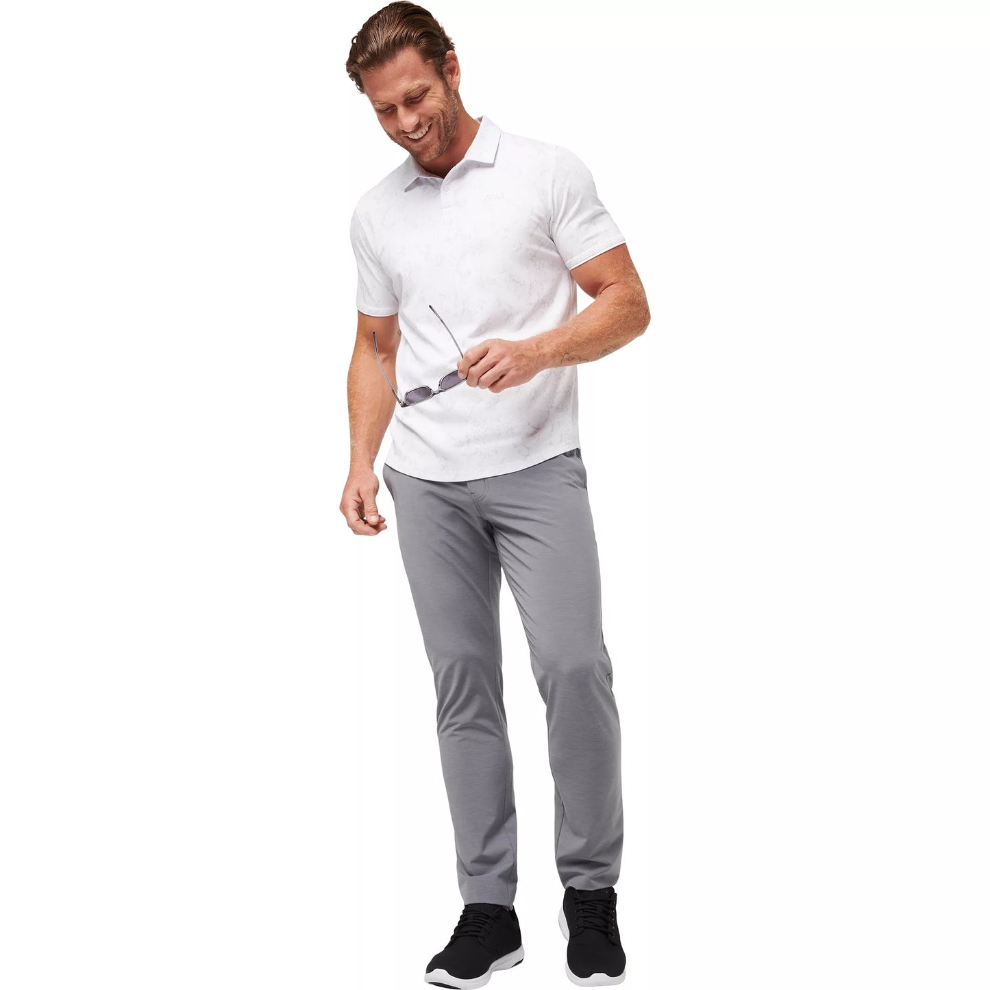 Open To Close Tailored Fit Pant - Grey