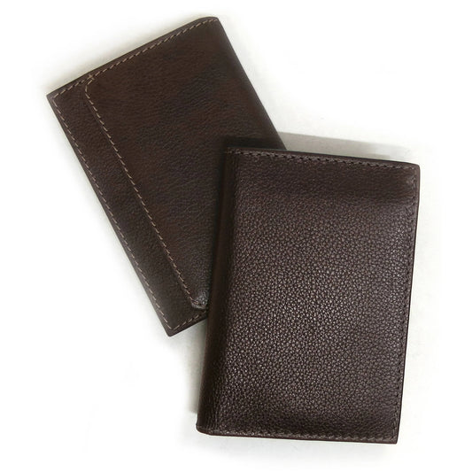 Garth L-Fold Leather Wallet - Brown