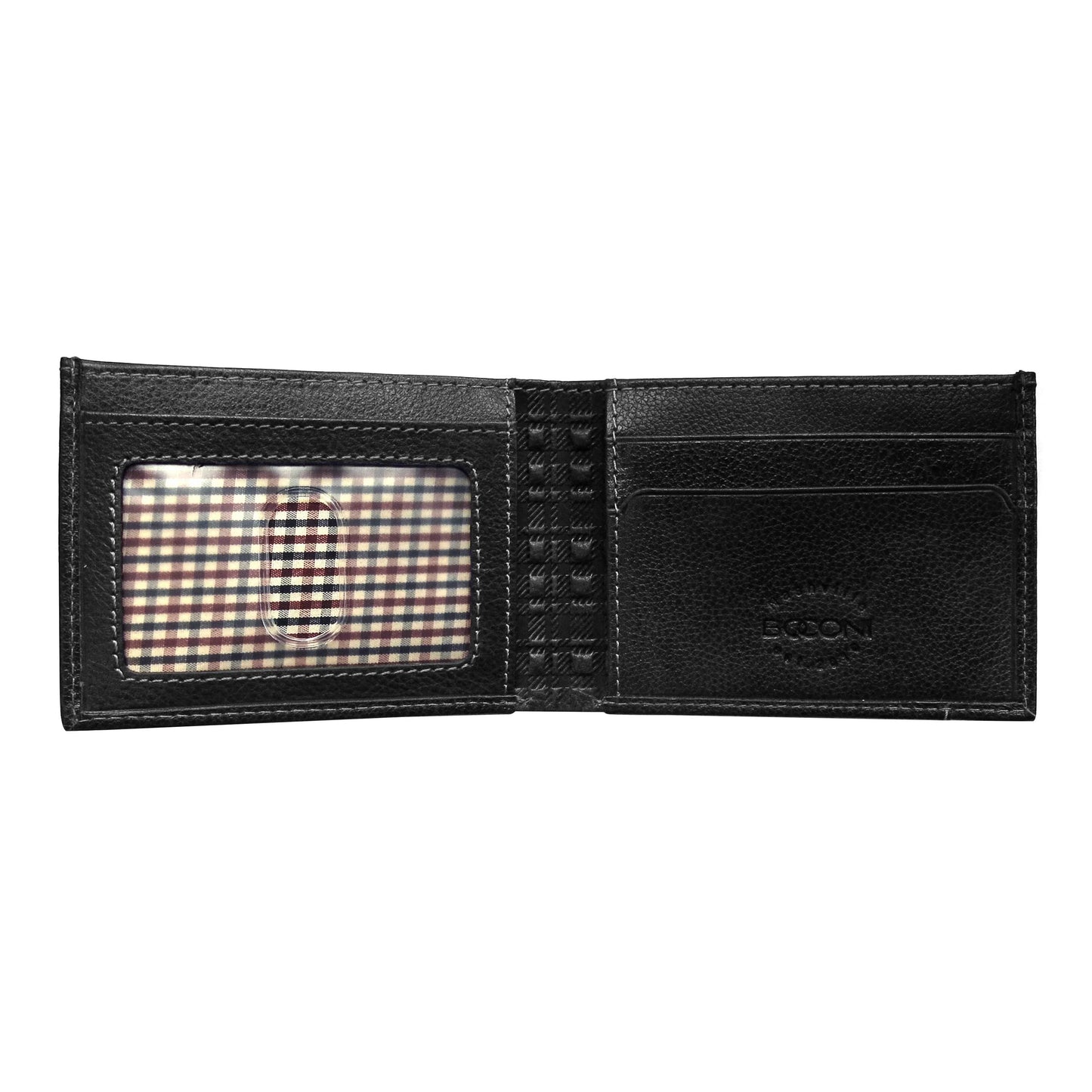 Garth Slim Leather Wallet - Black