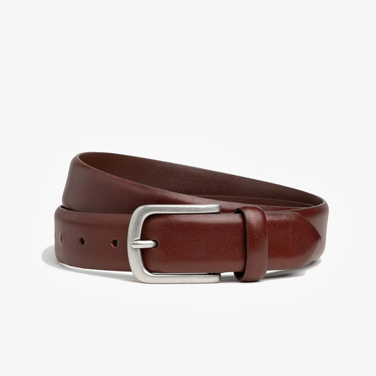 Leather Belt - Brown Solid