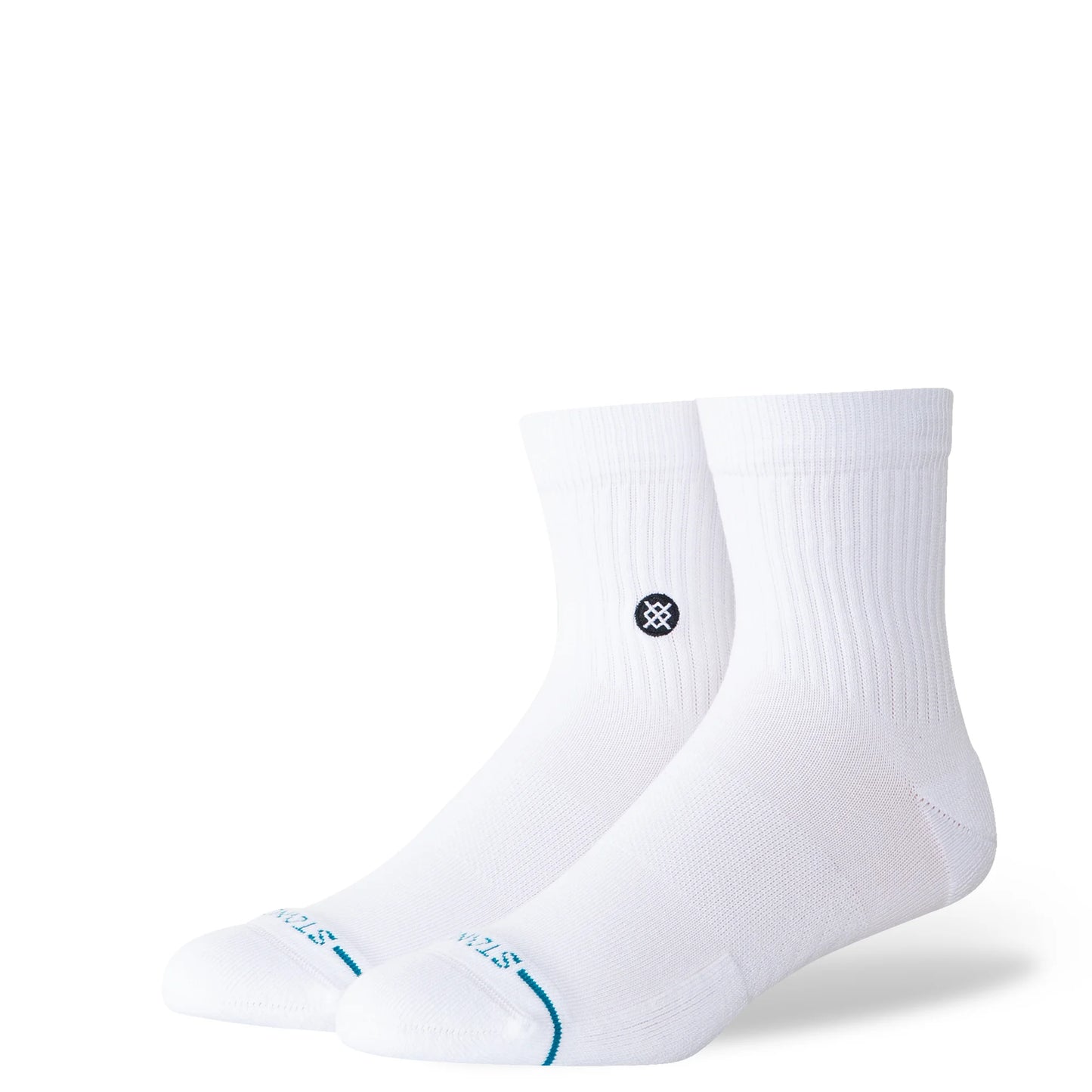 Stance Icon Quarter Socks - White