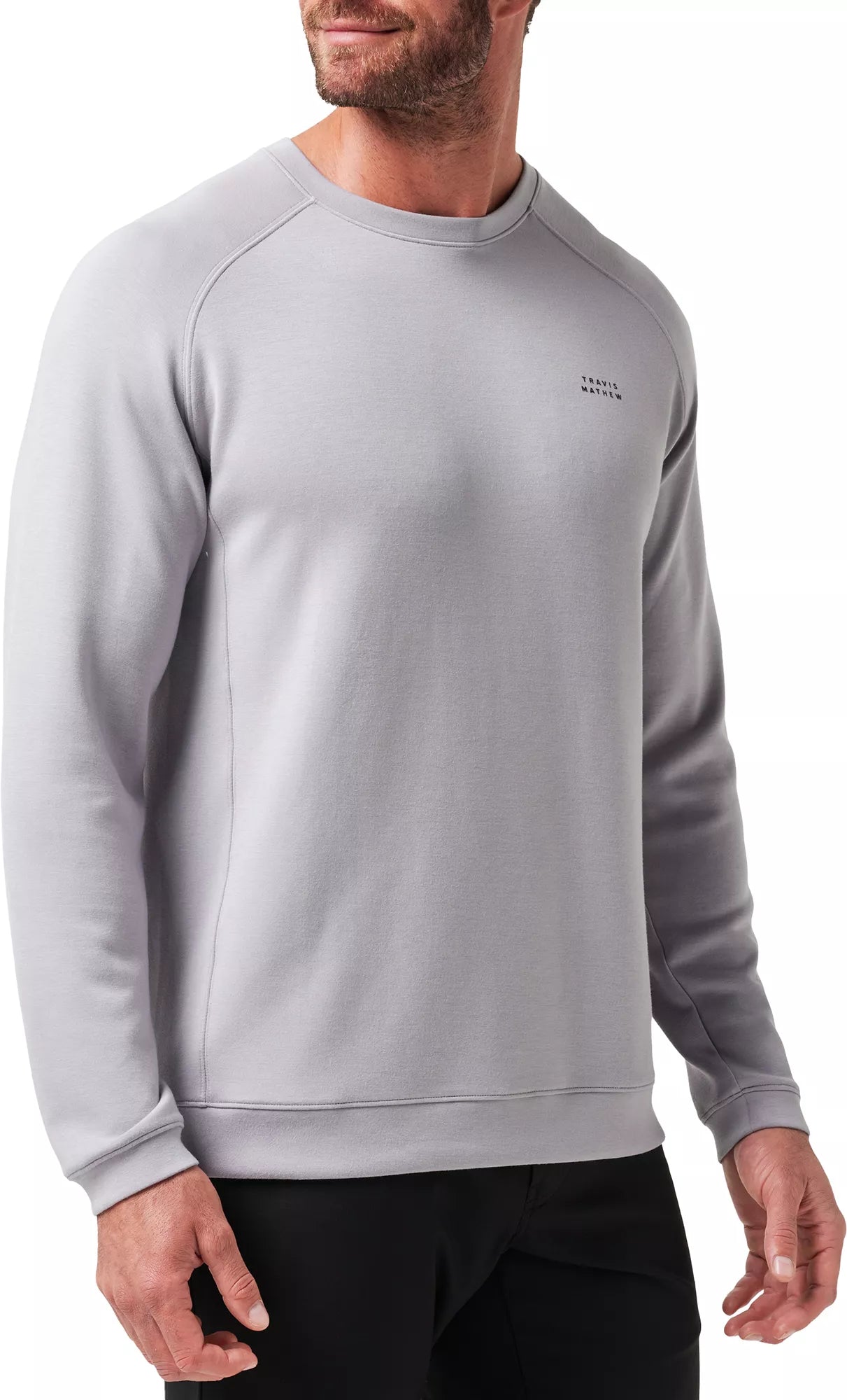 TravisMathew Return Trip Crewneck - Sleet