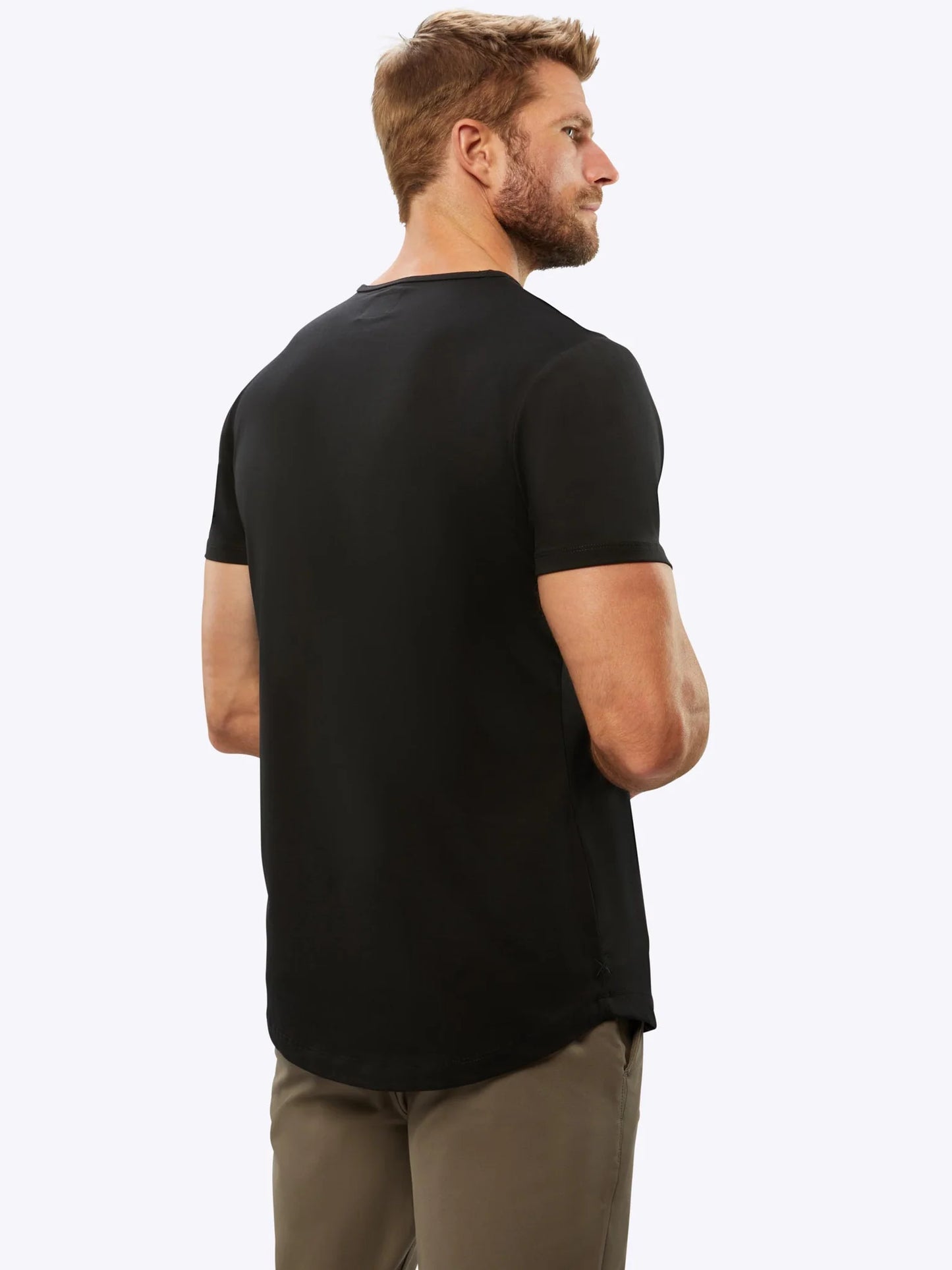 Cuts Henley Tee - Black