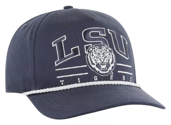 47 LSU Tigers Vintage Roscoe Rope Hitch Adjustable Hat - Navy