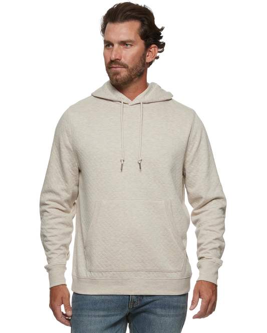 Bradner Quilted Hoodie - Oatmeal