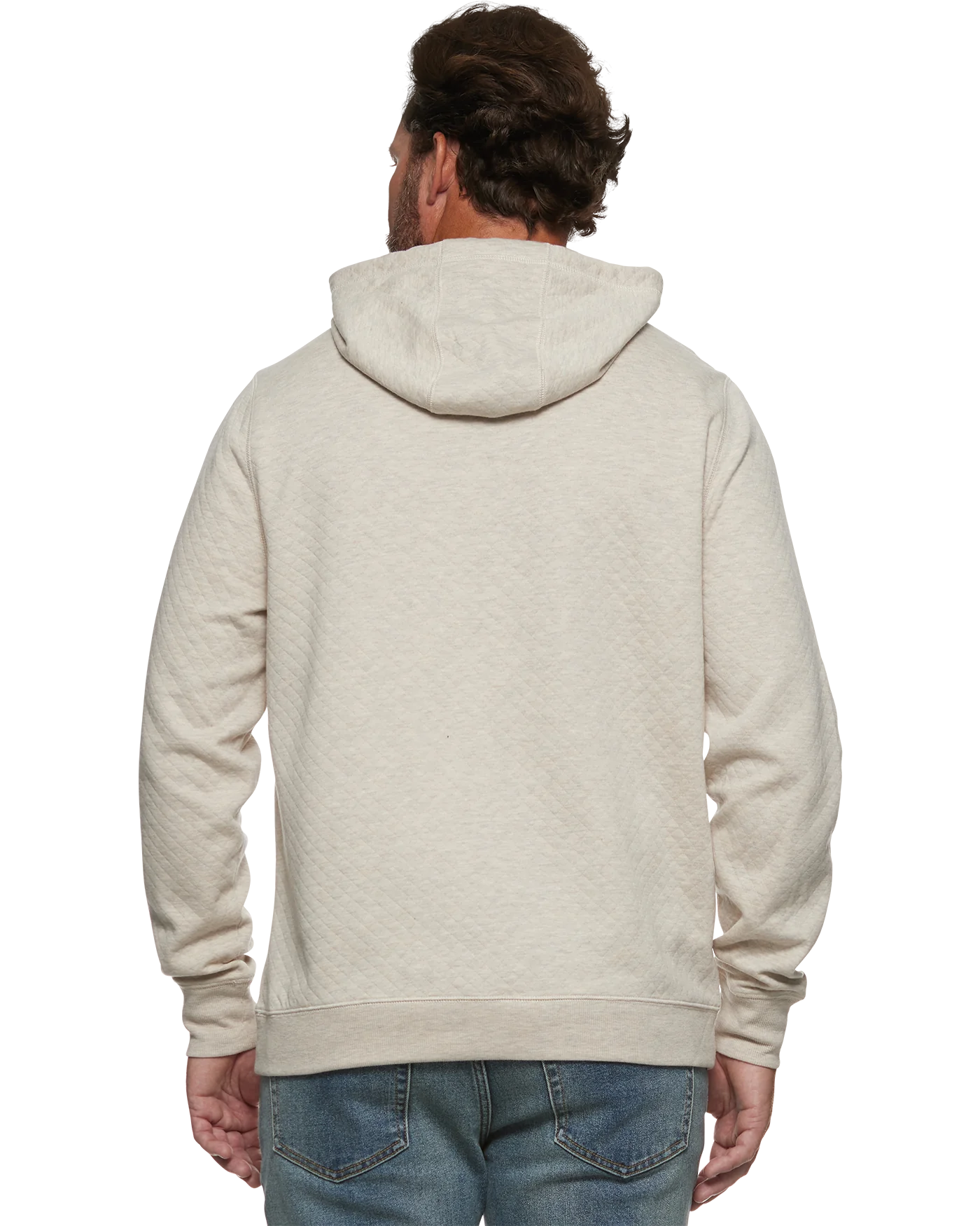 Bradner Quilted Hoodie - Oatmeal