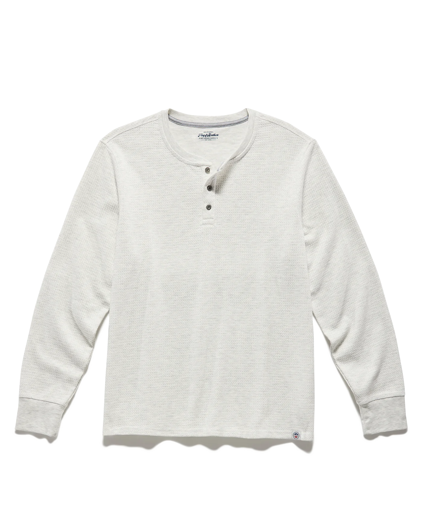 Waffle Henley - Oatmeal