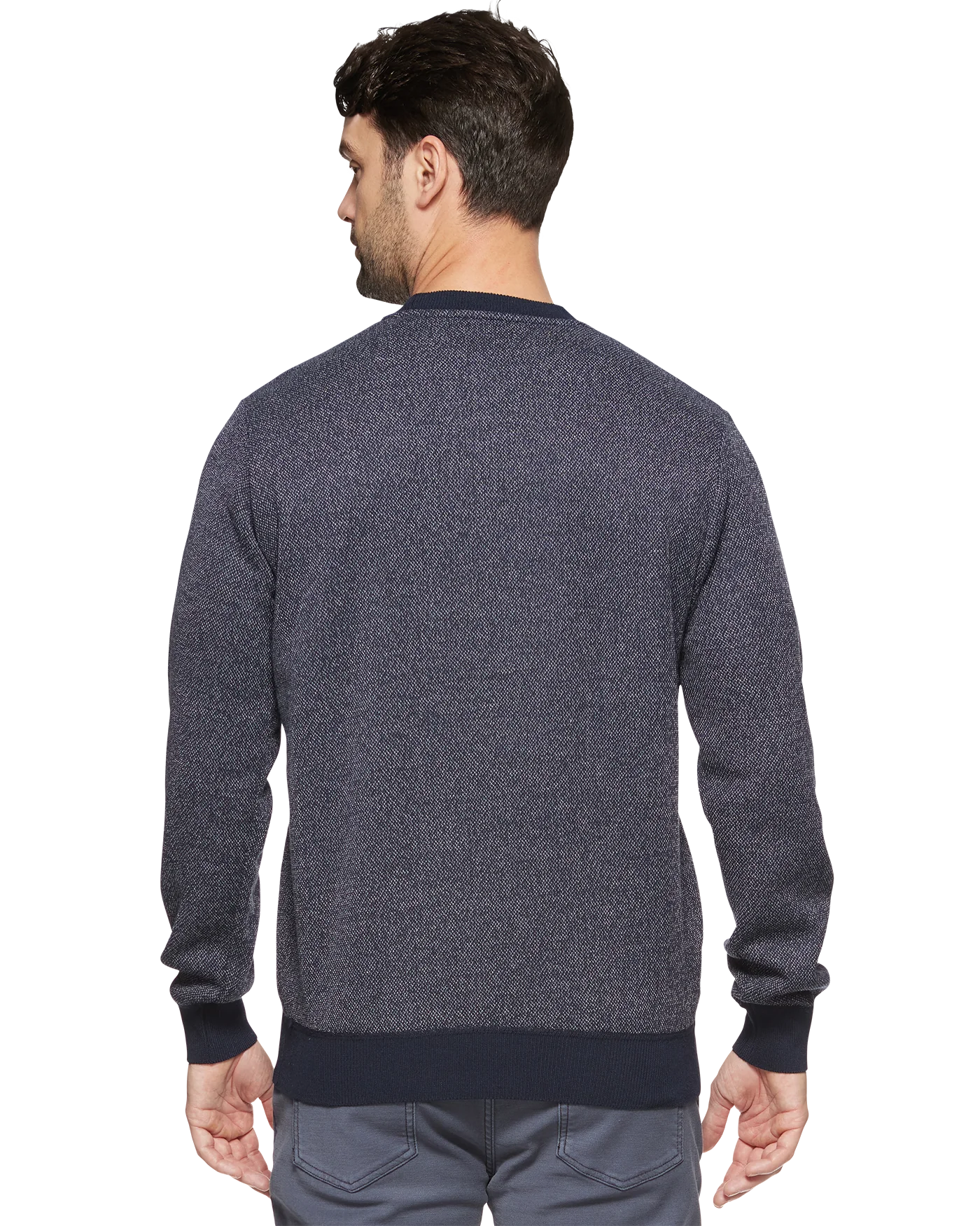 Bedford Fleece Lined Crewneck - Navy