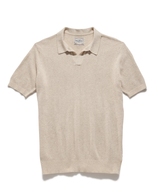 Glenview Sweater Polo - Cream