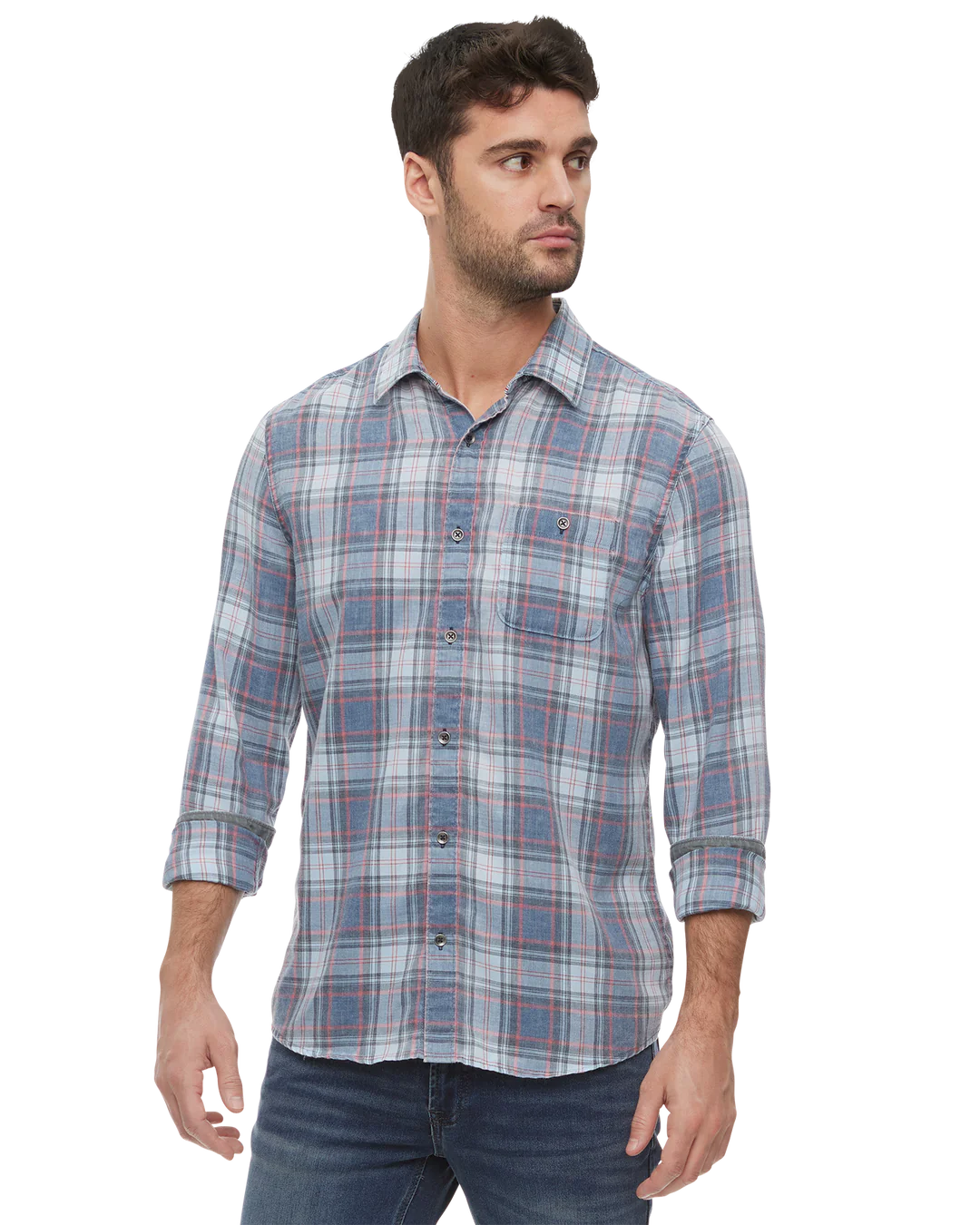 Westley Vintage Plaid Button Down