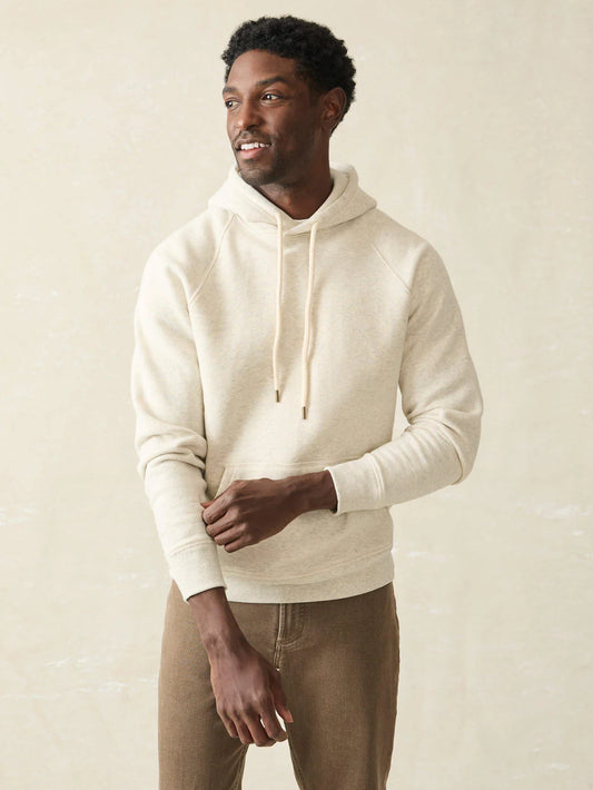 High Standard Fleece Hoodie - Ivory