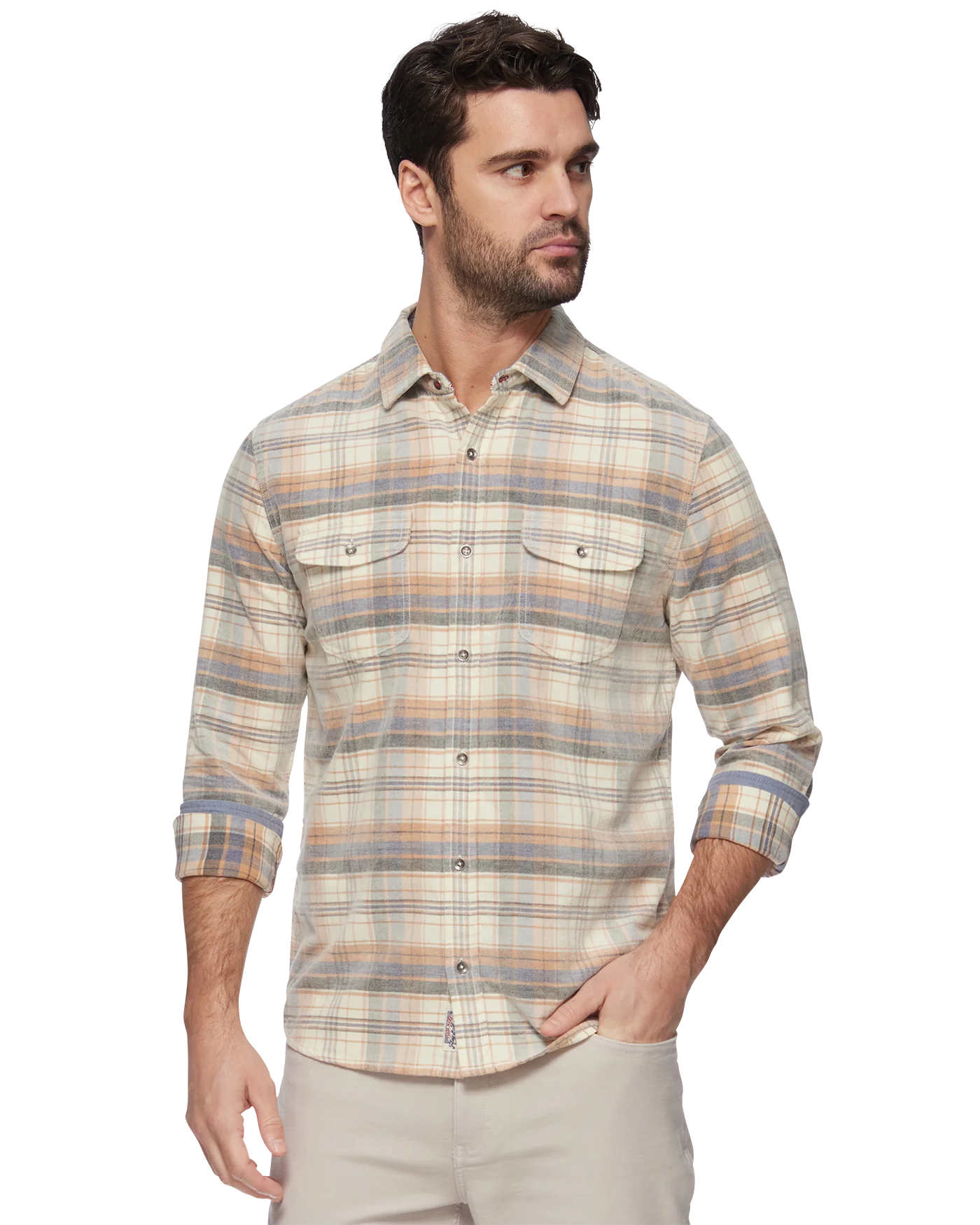 Campbell Corduroy Plaid Shirt