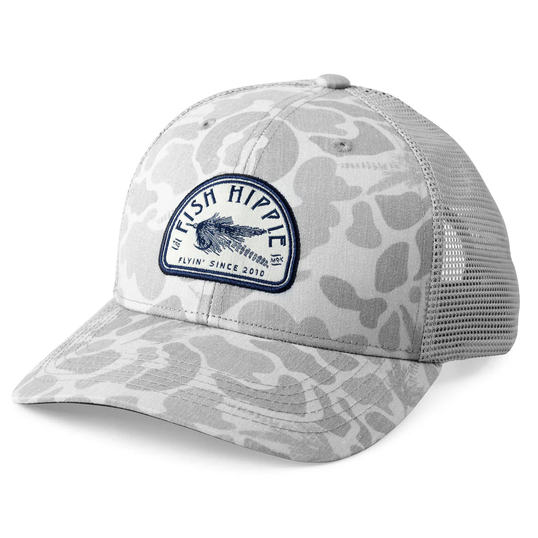 Fish Hippie Flyin Trucker - Grey Camo