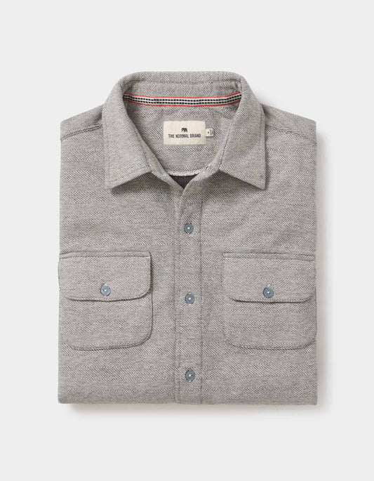 Textured Knit Shirt - Graphite