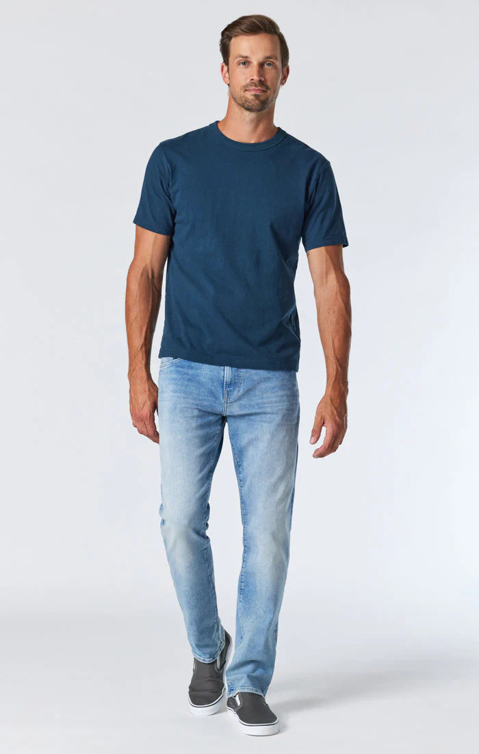 Zach Straight Leg Jean - Light Feather Blue