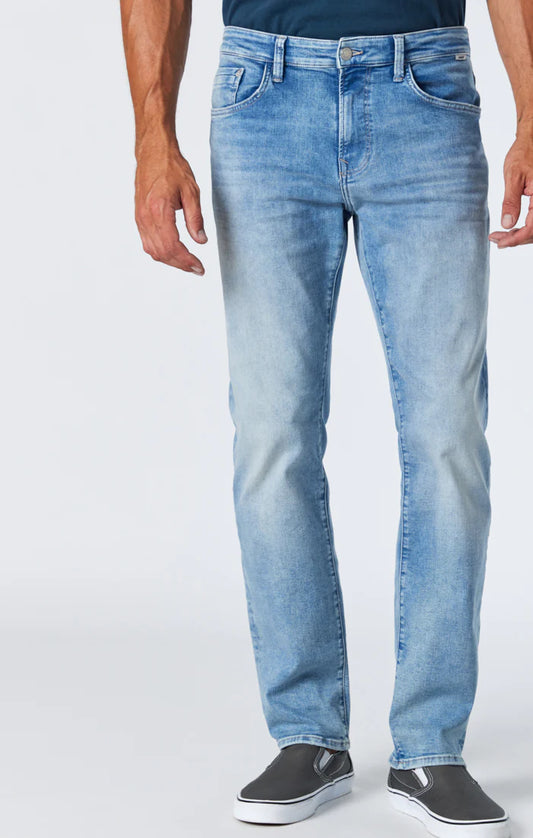 Zach Straight Leg Jean - Light Feather Blue