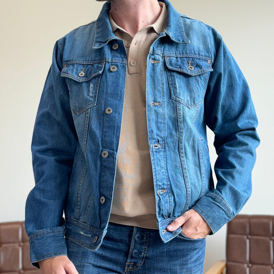 Men's Vintage Inspired Denim Jacket