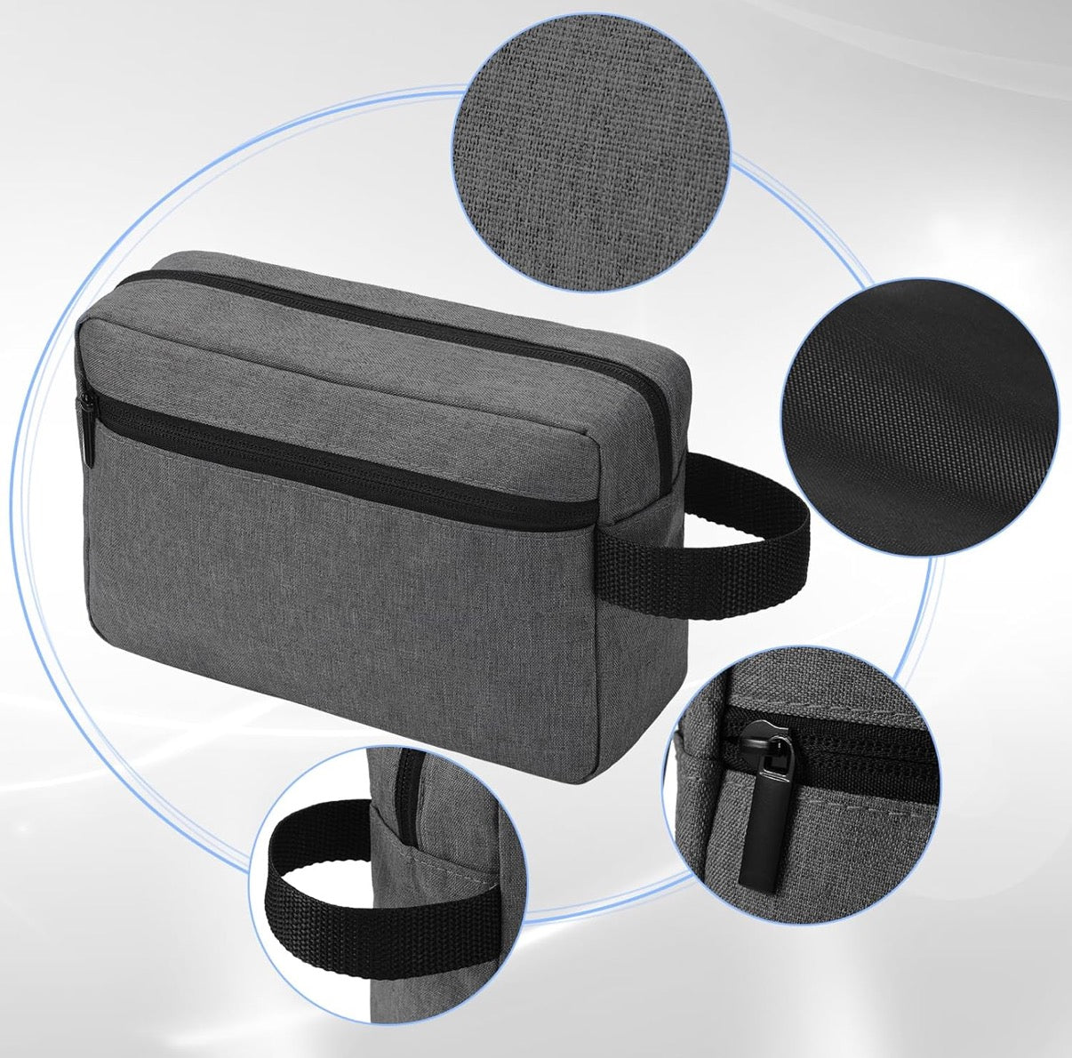 Travel Toiletry Bag - Dark Gray