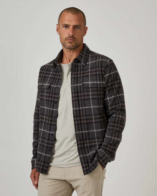 Generation Plaid Soft Knit - Charcoal