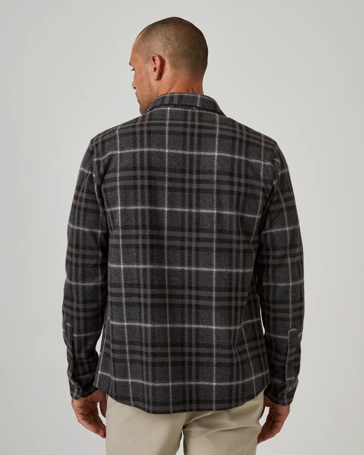 Generation Plaid Soft Knit - Charcoal