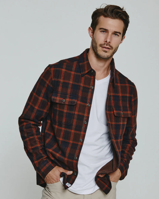 Generation Plaid Shirt - Burgundy