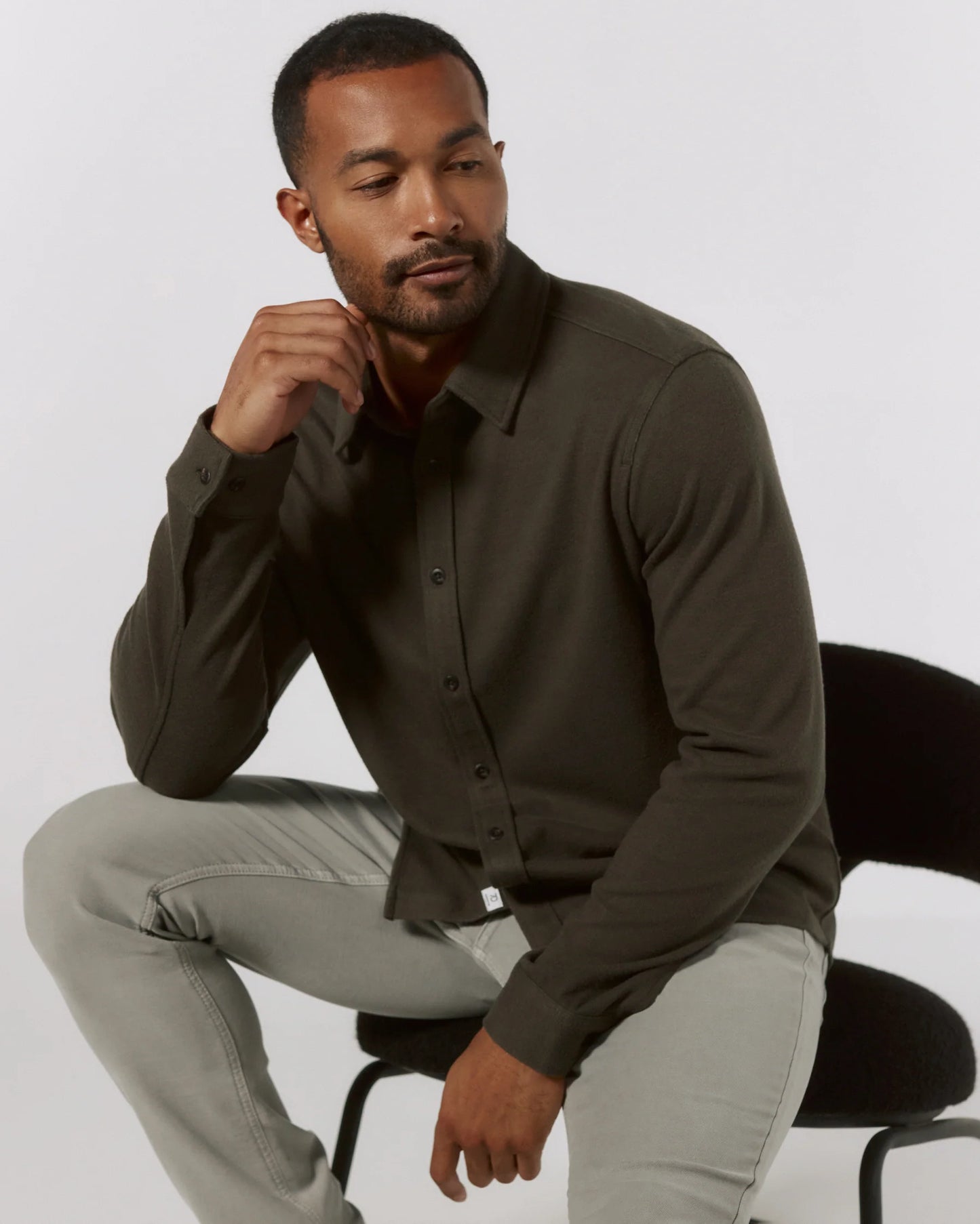 Generation Textured Soft Knit - Olive