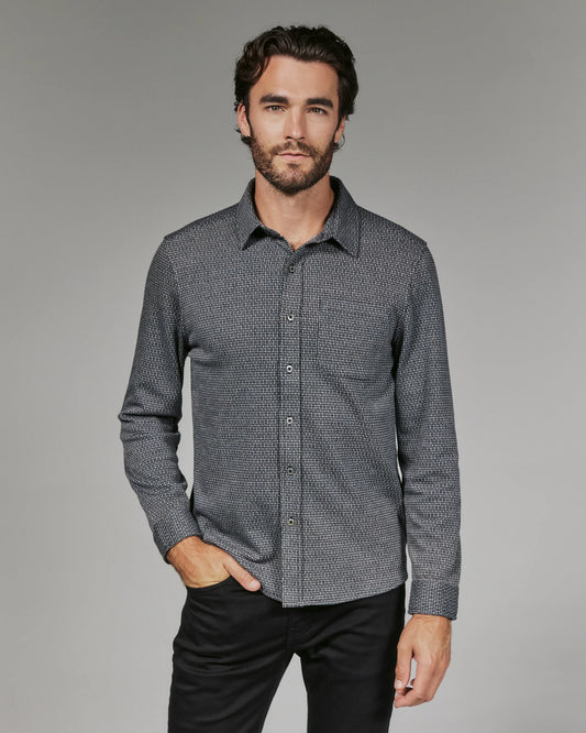 Generation Knit Shirt - Black/Navy