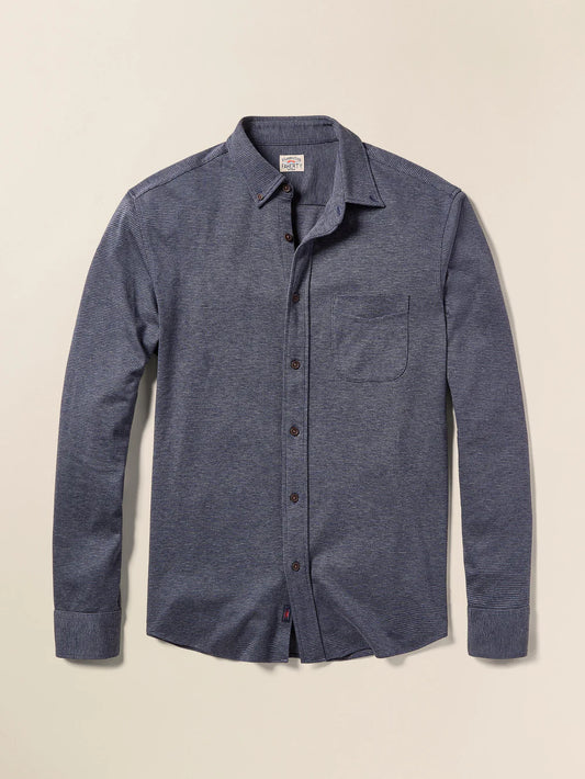 Coastline Knit Shirt - Twilight