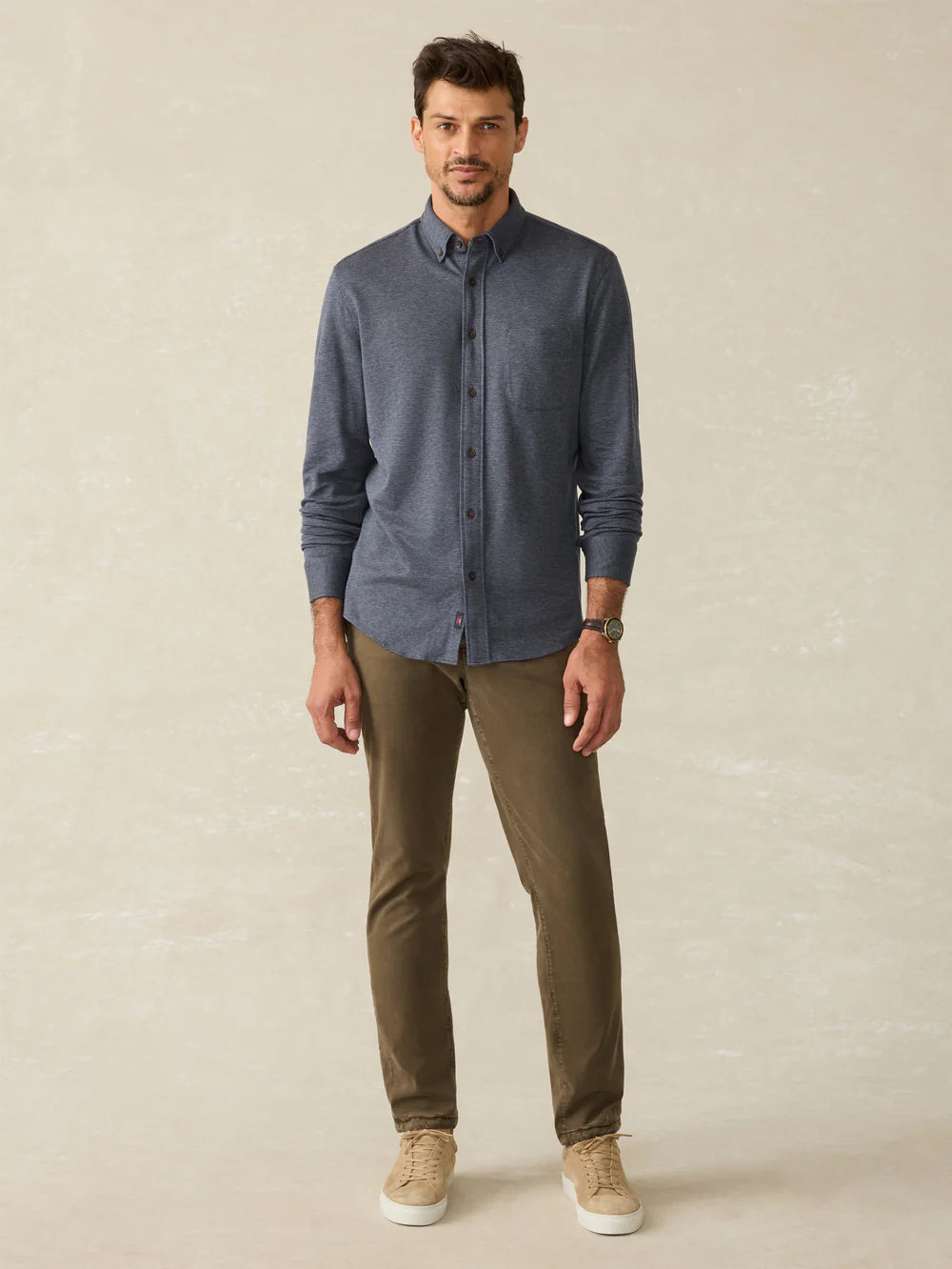 Coastline Knit Shirt - Twilight