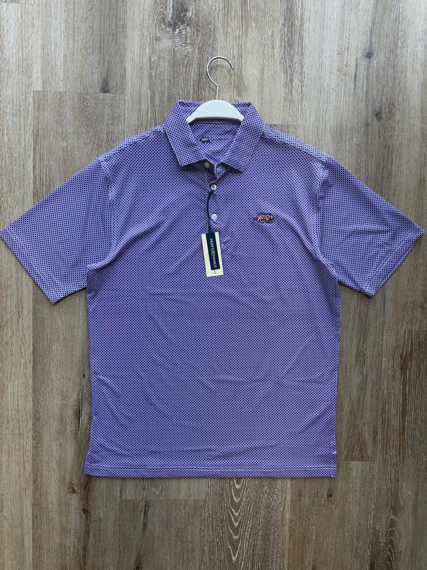 LSU Walking Tiger Scope Performance Polo