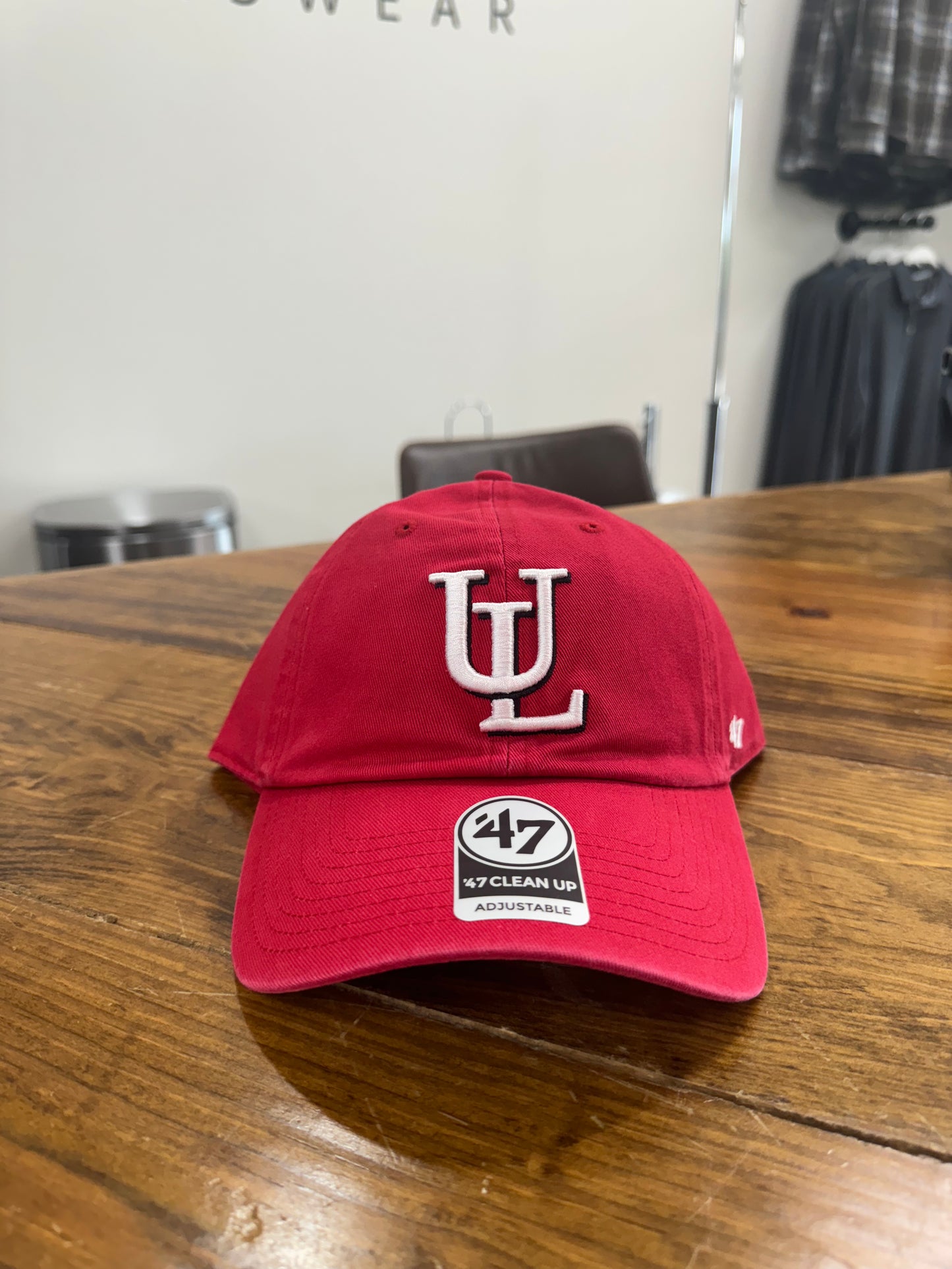 UL Lafayette 47 Clean Up Cap - Red